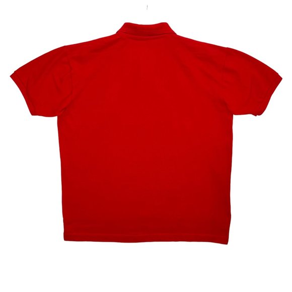 Carla Craft Polo Shirt Men's XXL Red 100% Egyptian Cotton Hieroglyph Embroidery - Picture 2 of 10